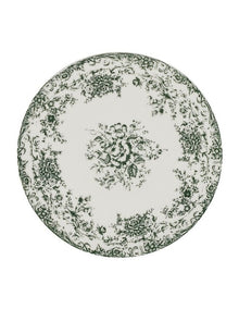 Rosetta Footed Cake Stand 20cm Gift Boxed in Antique Green