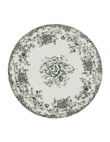 Rosetta Footed Cake Stand 20cm Gift Boxed in Antique Green