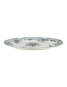 Rosetta Oval Platter 37x25cm Gift Boxed in Antique Blue