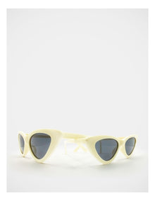 Mamma And Mini Cat Eyes Sunglass Set in Cream