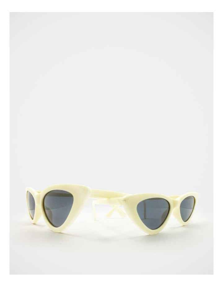 Mamma And Mini Cat Eyes Sunglass Set in Cream