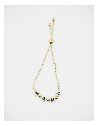 Mamma And Mini Toggle Bracelet Set in Gold