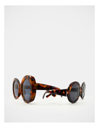 Mamma And Mini Oval Sunglass Set in Brown