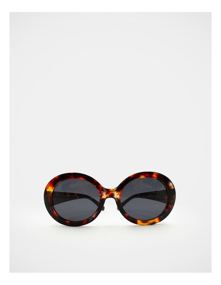 Mamma And Mini Oval Sunglass Set in Brown