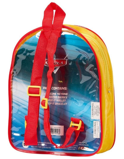 Backpack & Accessories Set in Red