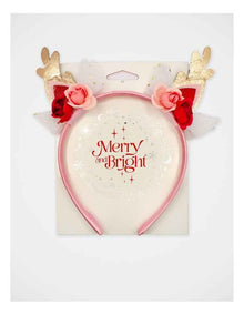 Christmas My Reindeer Alice Band in Multi