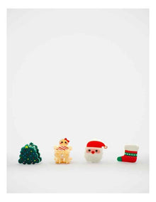 Christmas My Mini Claw Clip 4 Pack in Multi