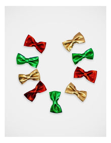 Christmas My Bow Wheel Clip 9 Pack in Multi