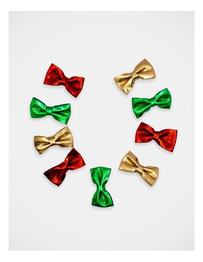 Christmas My Bow Wheel Clip 9 Pack in Multi