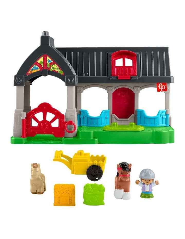 Little People Friendly Horses Stable Toddler Playset