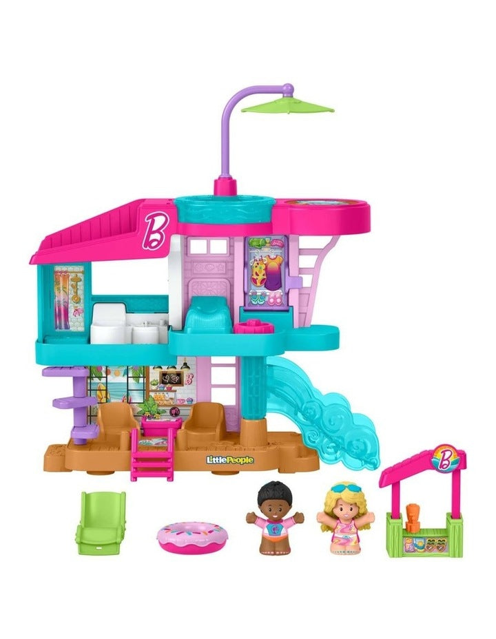 Little People Barbie Beach House Toddler Playset