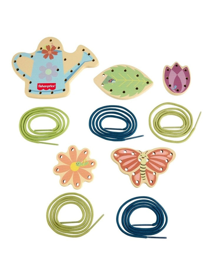 Tiny Garden Wooden Lacing Activity Toy