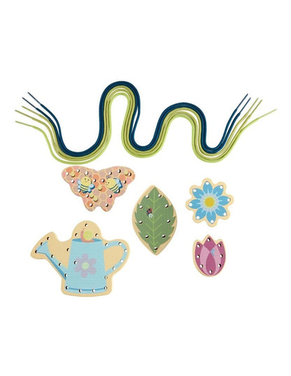 Tiny Garden Wooden Lacing Activity Toy