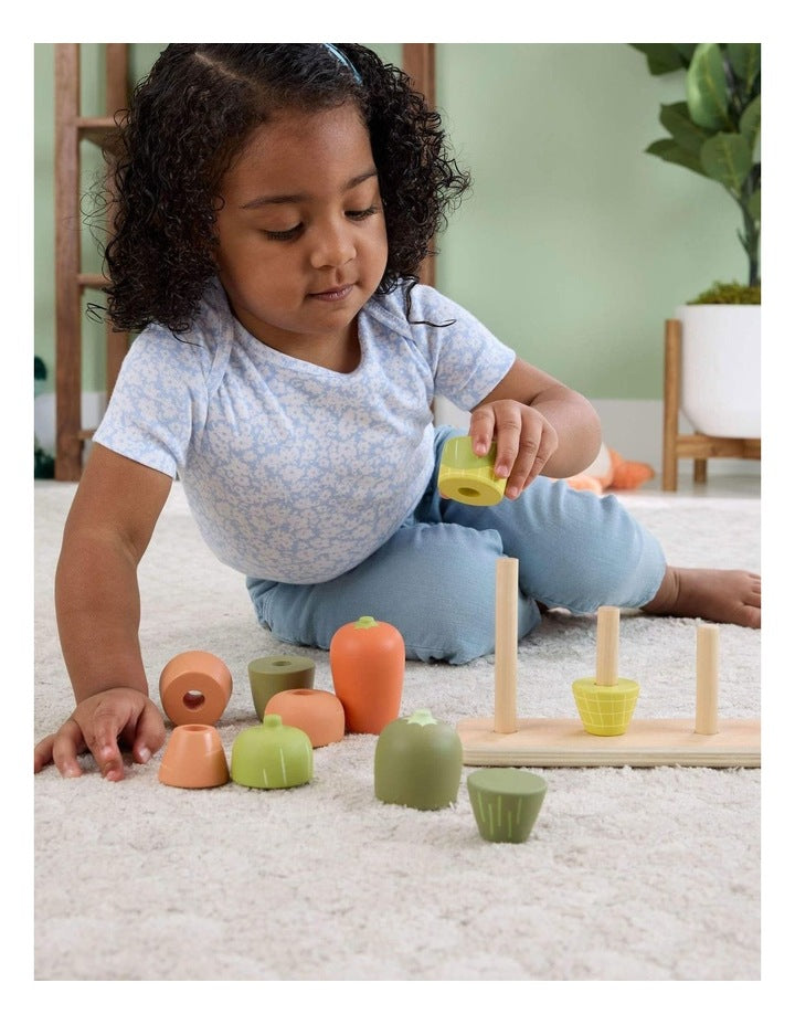 Tiny Garden Wooden Veggie Stacker