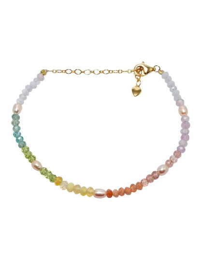 Gemstone Bracelet in Rainbow