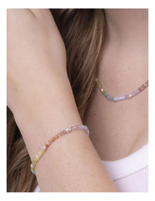 Gemstone Bracelet in Rainbow