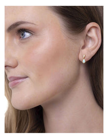Dainty Opal Drops in Gold