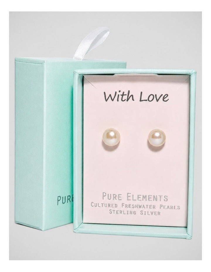 Cherish Natural Studs Earrings in Rose