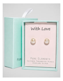 Cherish Natural Studs Earrings in Rose