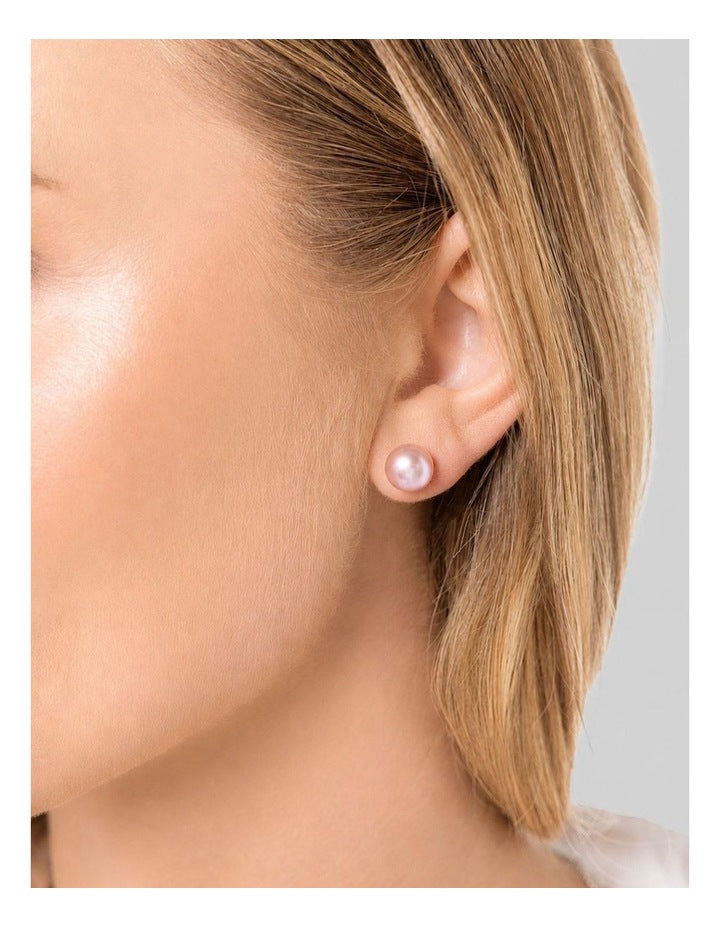 Cherish Natural Studs Earrings in Rose
