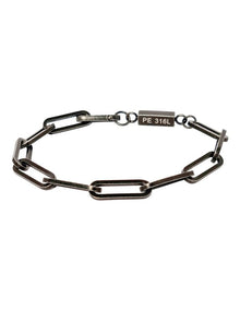 Bold Chain Bracelet in Black