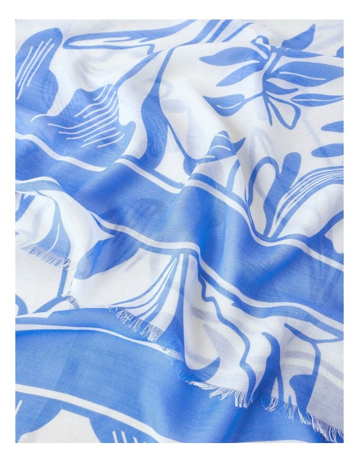 Lightweight Scarf in Blue