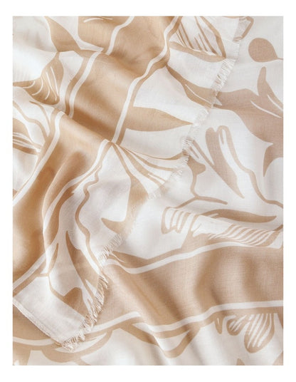 Lightweight Scarf in Beige