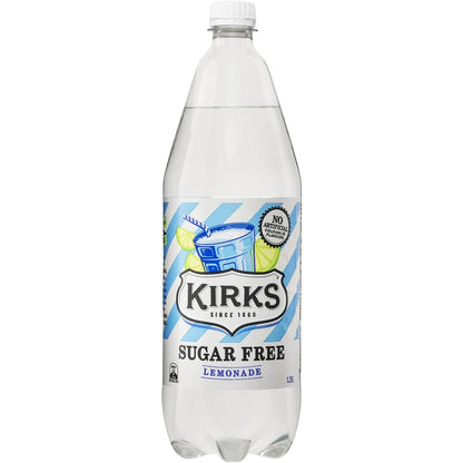 Kirks Sugar Free Lemonade Soft Drink  Bottle 1.25l