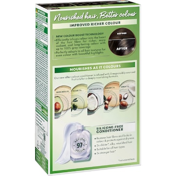 Garnier Nutrisse Hair Colour 3 Espresso Darkest Brown each