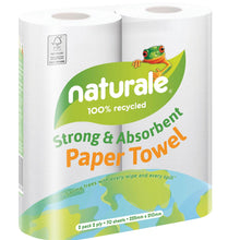 Naturale 100% Recycled Paper Towel 2 Ply 140 Sheets 2 Pack