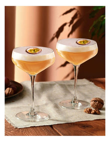 Avant Garde Lumi Cocktail Glass Set of 6 in Clear