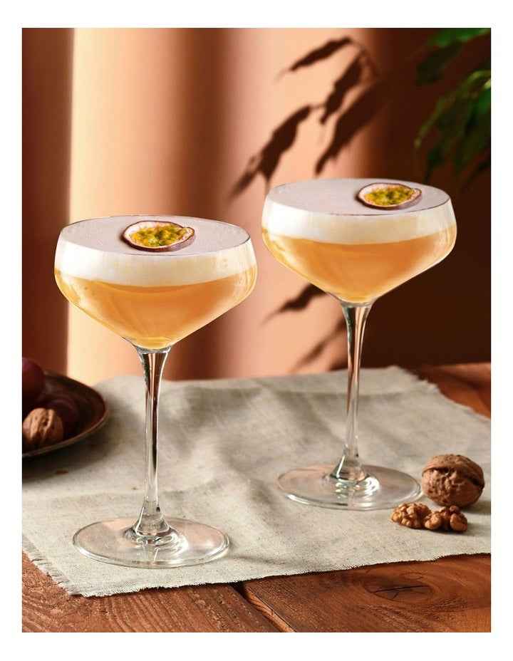 Avant Garde Lumi Cocktail Glass Set of 6 in Clear