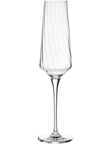 Avant Garde Lumi Flute Set of 6 in Clear