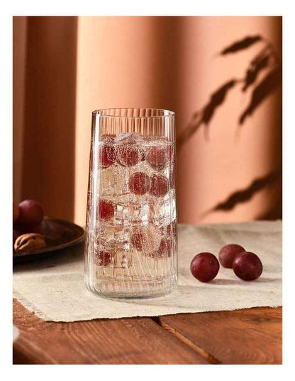 Avant Garde Lumi Highball Set of 6 in Clear