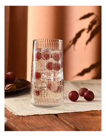 Avant Garde Lumi Highball Set of 6 in Clear