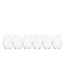 Inel Highball Glass Set of 6 in Clear