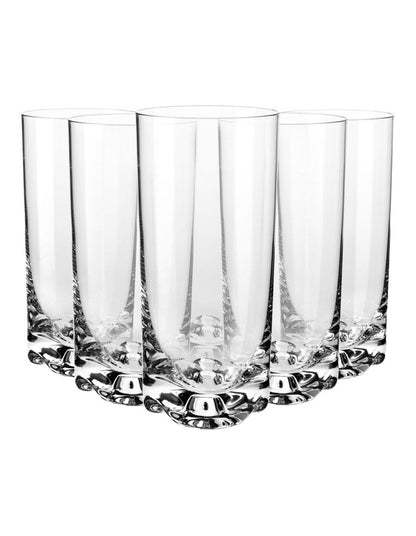 Mixology Highball Glass Set of 6 in Clear