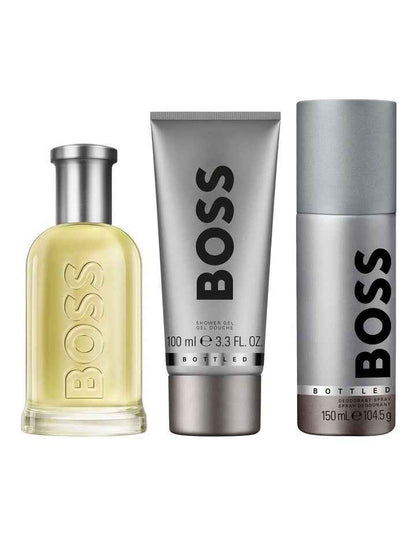 Bottled Eau De Toilette, Shower Gel, And Deodorant Spray Trio Gift Set