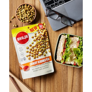 Bhuja Crunchy Seasoned Peas 140g