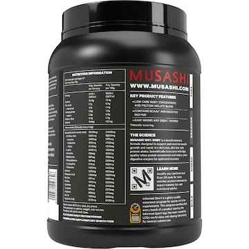 Musashi 100% Whey Chocolate Milkshake Flavour 900g