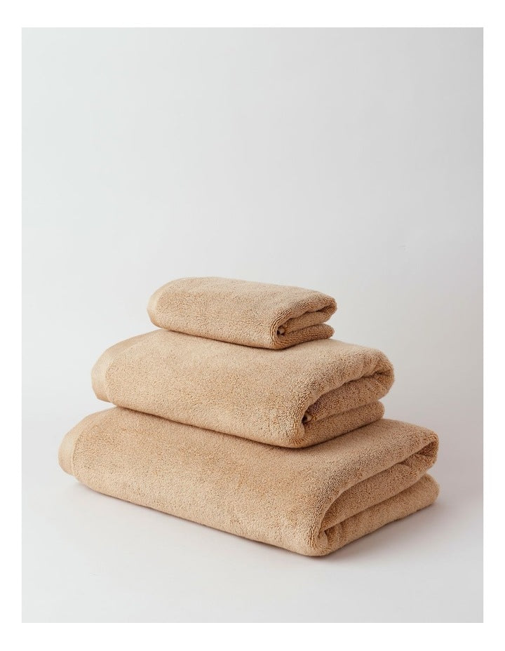 Super Soft Towel Range in Caramel