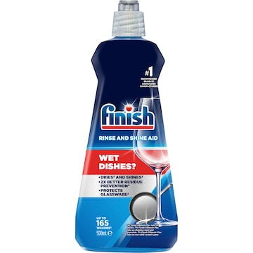 Finish Rinse & Shine Dishwashing Aid 500mL