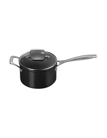 Non-Stick Ceramic Saucepan With Lid Lid 16cm in Black