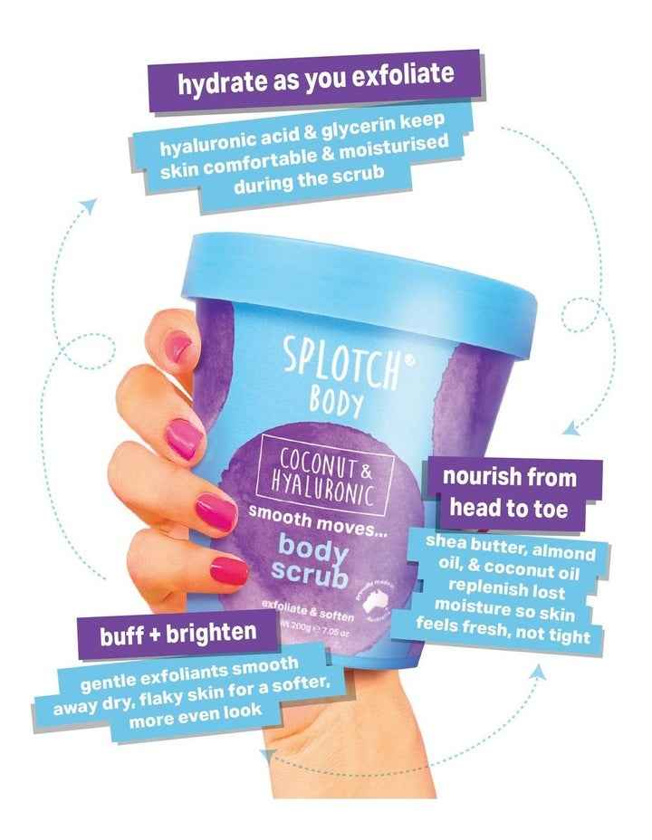Coconut & Hyaluronic Smooth Moves Body Scrub 200g
