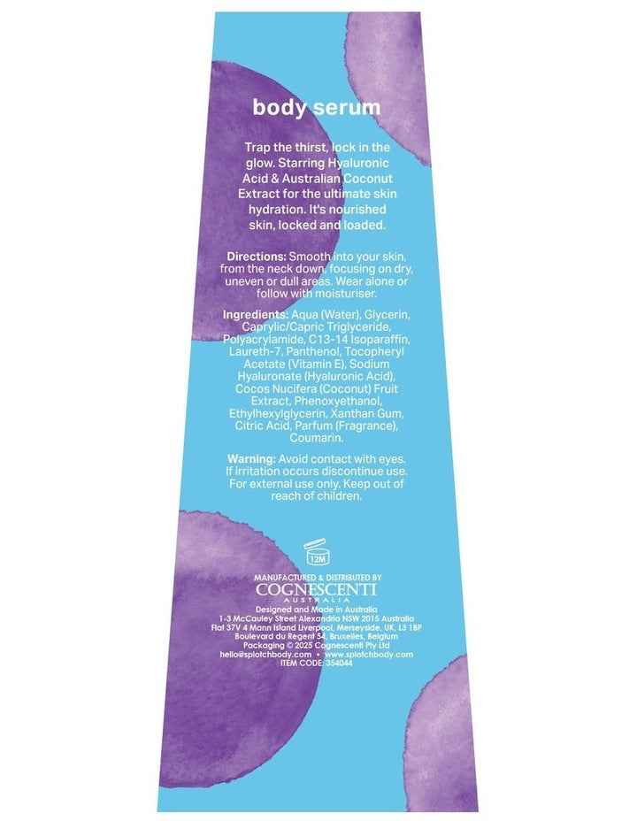 Coconut & Hyaluronic Thirst Trap Body Serum 150ml