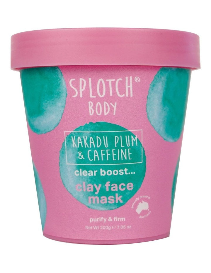 Kakadu Plum & Caffeine Clear Boost Clay Face Mask 200g