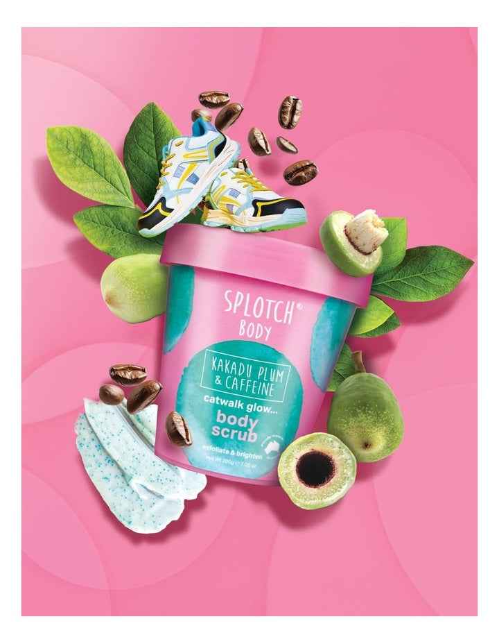 Kakadu Plum And Caffeine Catwalk Glow Body Scrub 200g