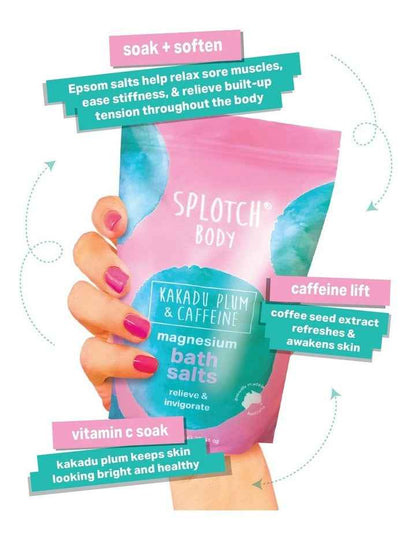 Kakadu Plum And Caffeine Magnesium Bath Salts 950g