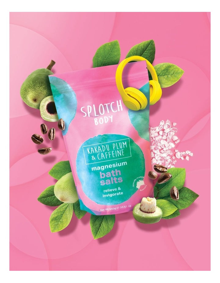 Kakadu Plum And Caffeine Magnesium Bath Salts 950g