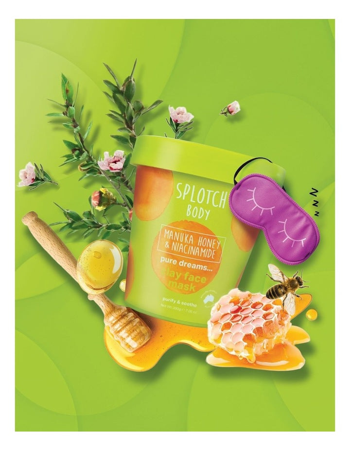 Manuka Honey And Niacinamide Pure Dreams Clay Face Mask 200g